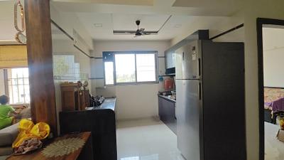 Kitchen Image of 1100 Sq.ft 2 BHK Apartment / Flat for rent in Ravi Amodini Apartment, Renuka Nagar Nashik for Rs. 25000
