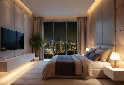 Bedroom Image of 2500 Sq.ft 3 BHK Apartment / Flat for sale in Kamdhenu Crown, Vashi Navi Mumbai for Rs. 52500000