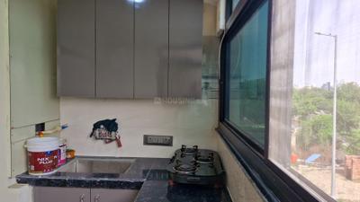 Kitchen Image of 600 Sq.ft 1 BHK Apartment / Flat for rent in Sector 19 Dwarka New Delhi for Rs. 28000