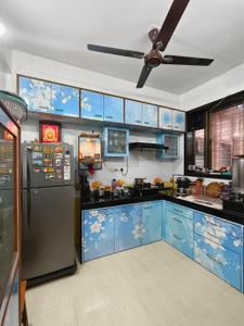 Kitchen Image of 570 Sq.ft 1 BHK Apartment / Flat for sale in Thane West Thane for Rs. 9000000