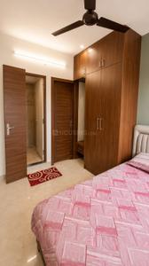 Bedroom Image of 650 Sq.ft 1 BHK Apartment / Flat for rent in Thanisandra Bengaluru for Rs. 25000