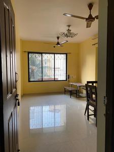 Hall Image of 600 Sq.ft 1 BHK Apartment / Flat for rent in  Mayflower, Thane West Thane for Rs. 25000