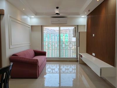 Living Room Image of 855 Sq.ft 2 BHK Apartment / Flat for rent in Paradise Sai World City, Panvel Navi Mumbai for Rs. 40000