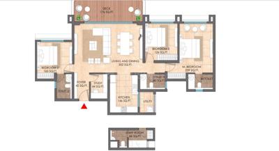 Image of 1856 Sq.ft 3.5 BHK Apartment / Flat for sale in Lodha Sylyan, Hinjawadi Phase 3, Pune for Rs. 20800000