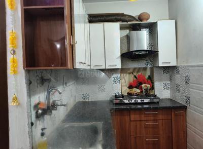 Kitchen Image of 680 Sq.ft 2 BHK Builder Floor for rent in Uttam Nagar New Delhi for Rs. 20500