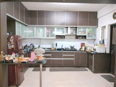 Kitchen Image of 1908 Sq.ft 3 BHK Apartment / Flat for rent in Mithuna White Water, Jakkur Bengaluru for Rs. 50000