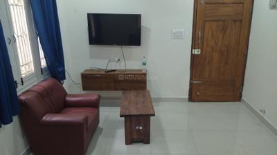 Living Room Image of 900 Sq.ft 1 BHK Independent House for rent in Koramangala Bengaluru for Rs. 36000