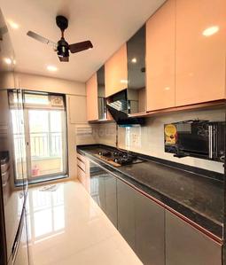 Kitchen Image of 620 Sq.ft 2 BHK Apartment / Flat for rent in Rustomjee Azziano, Thane West Thane for Rs. 45000