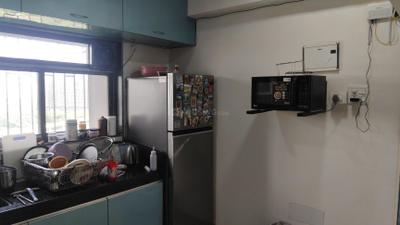 Kitchen Image of 570 Sq.ft 1 BHK Apartment / Flat for rent in Kannamwar Nagar Matoshree CHS, Vikhroli East Mumbai for Rs. 45000