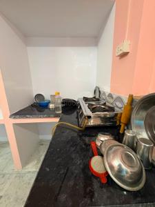 Kitchen Image of 150 Sq.ft 1 RK Builder Floor for rent in Sikandra Agra for Rs. 7000