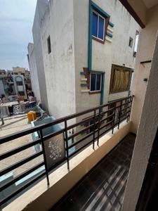 Balcony Image of 900 Sq.ft 2 BHK Builder Floor for rent in Thanisandra Bengaluru for Rs. 20000