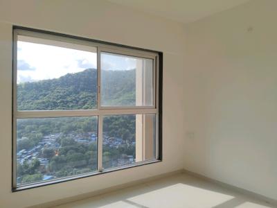 Bedroom Image of 691 Sq.ft 2 BHK Apartment / Flat for rent in Runwal Sanctuary, Mulund West Mumbai for Rs. 59000