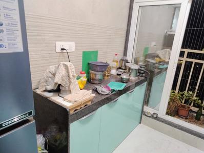 Kitchen Image of 680 Sq.ft 1.5 BHK Apartment / Flat for rent in Lal Gami Jade, Vashi Navi Mumbai for Rs. 54000