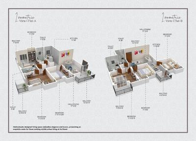Image of 1076 Sq.ft 3 BHK Apartment / Flat for sale in Bhetapara, Guwahati for Rs. 7338000