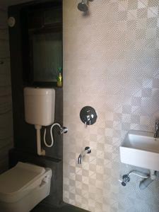 Common Bathroom Image of 646 Sq.ft 1 BHK Apartment / Flat for sale in Balaji Saras Residency Phase 2, Thakurli Thane for Rs. 4060000