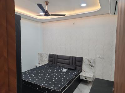 Bedroom Image of 500 Sq.ft 1 BHK Builder Floor for rent in Mahalakshmi Nagar Indore for Rs. 16500