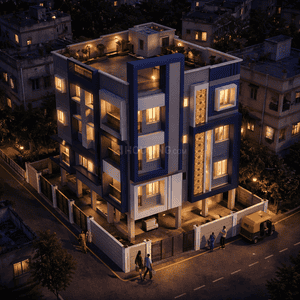 Image of 853 Sq.ft 2 BHK Apartment / Flat for sale in Kalikapur, EM Bypass, Kolkata for Rs. 4800000