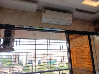 Bedroom Image of 1200 Sq.ft 2 BHK Apartment / Flat for rent in Ashtavinayak Aangan, Ulwe Navi Mumbai for Rs. 60000