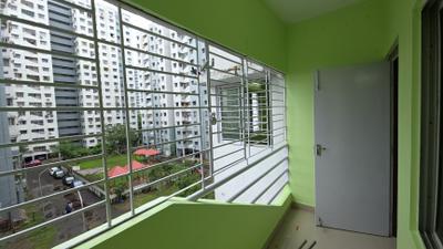 Balcony Image of 929 Sq.ft 2 BHK Apartment / Flat for rent in Godrej Prakriti, Sodepur Kolkata for Rs. 15500