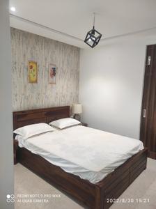 Bedroom Image of 1600 Sq.ft 3 BHK Apartment / Flat for rent in Om Shree Platinum, Tajganj Agra for Rs. 25000
