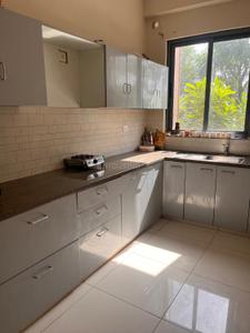 Kitchen Image of 1190 Sq.ft 3 BHK Villa for rent in Mahima Sansaar Spring Villas, Sitapura Jaipur for Rs. 29000