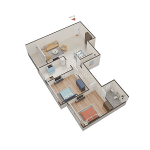 Image of 1193 Sq.ft 2 BHK Apartment / Flat for sale in Siya Vishwaraja, Kharghar, Navi Mumbai for Rs. 12500000
