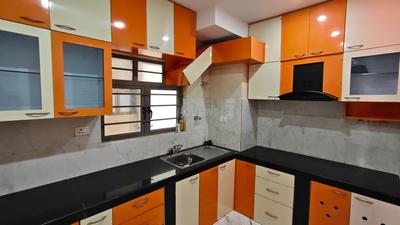 Kitchen Image of 1300 Sq.ft 3 BHK Apartment / Flat for rent in Srijan Ozone Phase II, Kamalgazi Kolkata for Rs. 45000