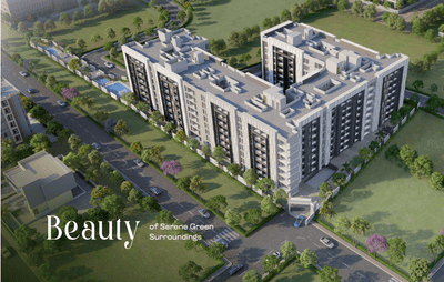 Image of 1043 Sq.ft 2 BHK Apartment / Flat for sale in Shriram Nysa, Dhanori, Pune for Rs. 7000000
