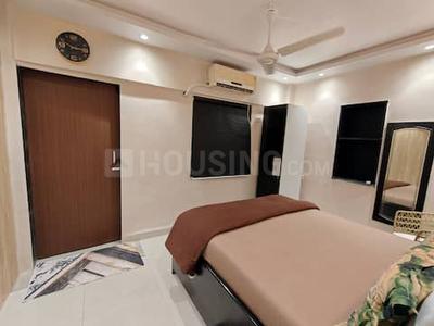 Bedroom Image of 630 Sq.ft 1 BHK Apartment / Flat for rent in Shaligram Plush, Thaltej Ahmedabad for Rs. 16000