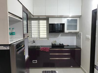 Kitchen Image of 1037 Sq.ft 2 BHK Apartment / Flat for rent in Gayatri Vaishnaoi Eternis, Metagalli Mysore for Rs. 30000