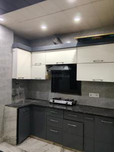 Kitchen Image of 450 Sq.ft 1 BHK Builder Floor for rent in Shastri Nagar New Delhi for Rs. 21000