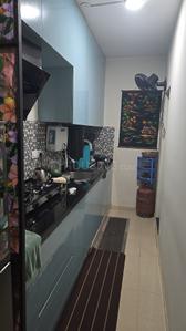 Kitchen Image of 710 Sq.ft 2 BHK Apartment / Flat for rent in Bren Northern Lights, Kogilu Bengaluru for Rs. 28000