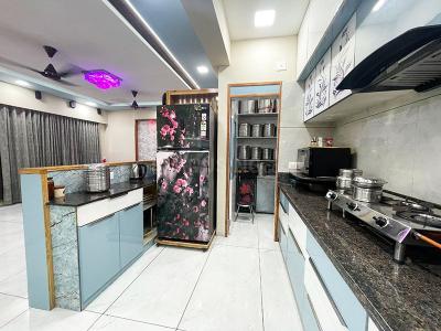Kitchen Image of 1800 Sq.ft 3 BHK Apartment / Flat for sale in Seventh Bliss, Gota Ahmedabad for Rs. 13100000