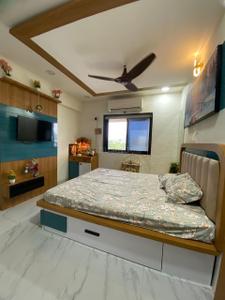 Bedroom Image of 1700 Sq.ft 3 BHK Apartment / Flat for rent in HH Pravesh, Ghatlodiya Ahmedabad for Rs. 50000