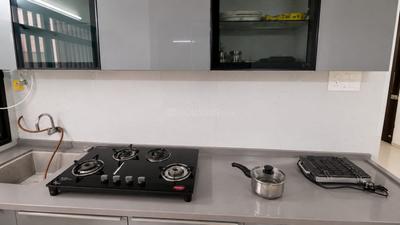Kitchen Image of 1700 Sq.ft 3 BHK Apartment / Flat for rent in Samraat AmOzon, Gangapur Nashik for Rs. 45000