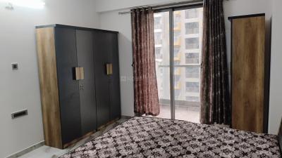 Bedroom Image of 1575 Sq.ft 2 BHK Apartment / Flat for rent in Swagat Kingsland, Sargasan Gandhinagar for Rs. 28000