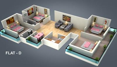 Image of 1235 Sq.ft 3 BHK Apartment / Flat for sale in Saraidhella, Dhanbad for Rs. 3150000