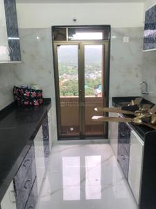 Kitchen Image of 650 Sq.ft 1 BHK Apartment / Flat for rent in Green Square Phase II Tower 1 And 3, Thane West Thane for Rs. 16999