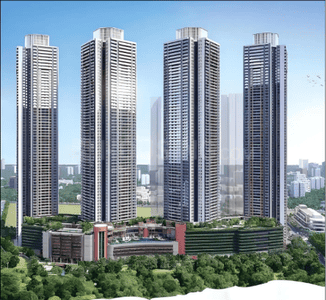 Image of 956 Sq.ft 3 BHK Apartment / Flat for sale in Prestige Garden Trails, Mira Road East, Mira Bhayandar for Rs. 21800000