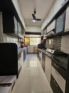 Kitchen Image of 590 Sq.ft 1 BHK Apartment / Flat for rent in Kamala Clover Grove, Borivali West Mumbai for Rs. 46000