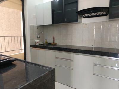 Kitchen Image of 1000 Sq.ft 2 BHK Apartment / Flat for rent in Joyville Hadapsar Annexe Phase 6, Fursungi Pune for Rs. 23000