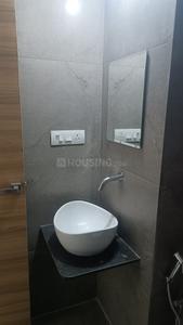 Bathroom Image of 1350 Sq.ft 3 BHK Apartment / Flat for rent in Dev Atharva Abode, Vaishno Devi Circle Ahmedabad for Rs. 22200