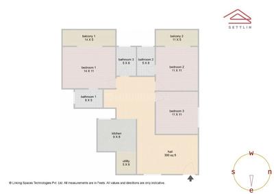 Image of 1386 Sq.ft 3 BHK Apartment / Flat for sale in Splendid Elite by Splendid Group, Harlur, Bengaluru for Rs. 13200000