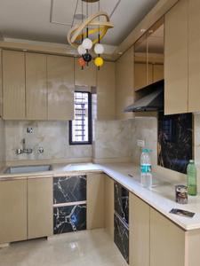Kitchen Image of 810 Sq.ft 3 BHK Apartment / Flat for sale in Hans Builders Floor, Razapur Khurd New Delhi for Rs. 4900000
