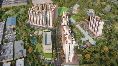 Image of 460 Sq.ft 2 BHK Apartment / Flat for sale in Dosti Greater Thane, Bhiwandi, Thane for Rs. 5198000