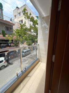 Balcony Image of 1200 Sq.ft 2 BHK Builder Floor for rent in BTM Layout Bengaluru for Rs. 38000
