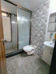 Bathroom Image of 1200 Sq.ft 2 BHK Apartment / Flat for rent in Proviso Sai Proviso Aashlesha, Kopar Khairane Navi Mumbai for Rs. 85000