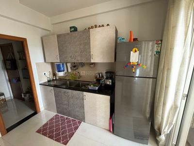 Kitchen Image of 1608 Sq.ft 3.5 BHK Apartment / Flat for rent in Adani Water Lily, Shantigram Ahmedabad for Rs. 75000