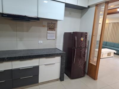Kitchen Image of 1917 Sq.ft 3 BHK Apartment / Flat for sale in Unity Domain Heights, Shyamal Ahmedabad for Rs. 15500000