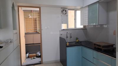 Kitchen Image of 950 Sq.ft 2 BHK Apartment / Flat for rent in Prithvi Proximus, Hadapsar Pune for Rs. 40000